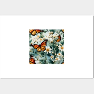 Monarch Butterflies Watercolor 20 Posters and Art